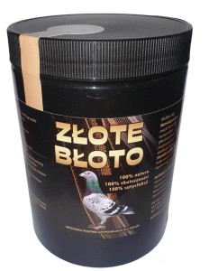 ZŁOTE BŁOTO ZIOŁOWA PASTA AKTYWNE BŁOTO ZIEMIA 1kg lecznicze dla gołębi